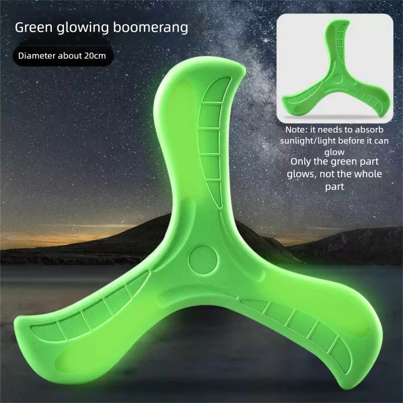 MYGVN Glow In Dark Dreiblatt-Bumerang, Bumerang, Gummi - Bild 3