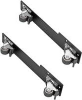 SilverStone Rack-Gehäuse Satz mit 2 verbundenen 360°-Lenkrollen SST-RAC-SRW-002 Schwarz - Bild 1