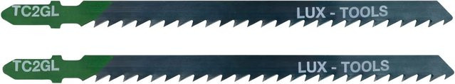LUX-TOOLS Stichsägeblätter für Holz und Kunststoff, Grobschnitt mit T-Schaft, 2 Stück - Bild 1