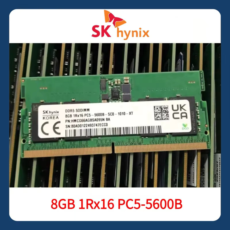 SK Hynix DDR5 SO-DIMM RAM 8 GB 5600 MHz PC5 5600B Notebook-Arbeitsspeicher in Grün - Bild 3