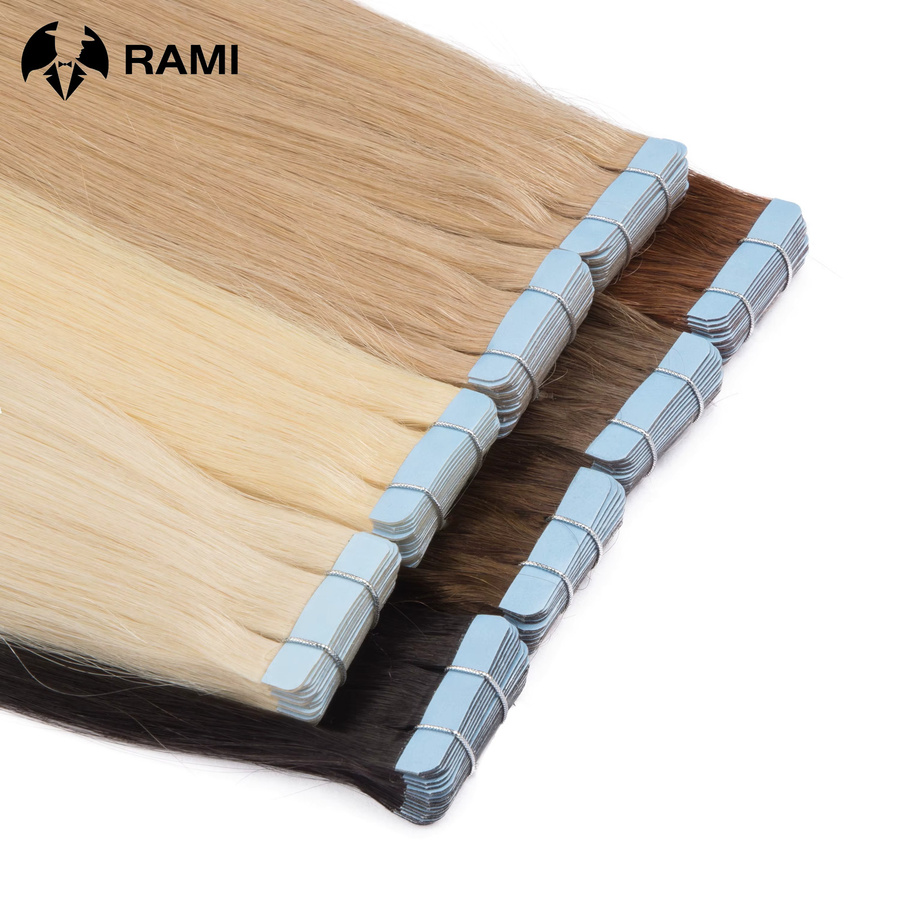 Rami Tape-In Extensions Echthaar, gerade, 20-26 Zoll - Bild 3