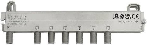 Televes SAV 614 FZ SAT-Verteiler in Silber - Bild 1