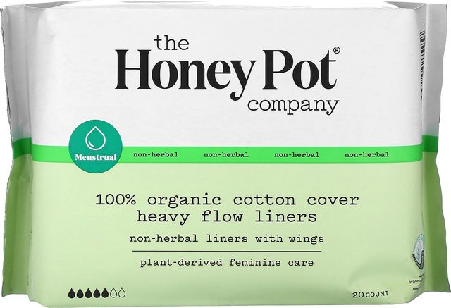 The Honey Pot Company Damen Einlagen aus 100 % Bio-Baumwolle, 20 Stück - Bild 1