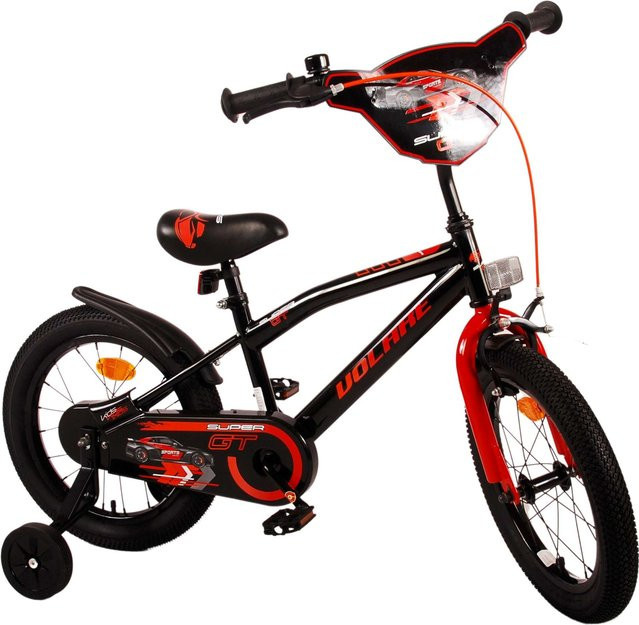 TPFSports Super GT Kinderfahrrad, 16 Zoll, Rot, Rücktritt + Handbremse - Bild 1