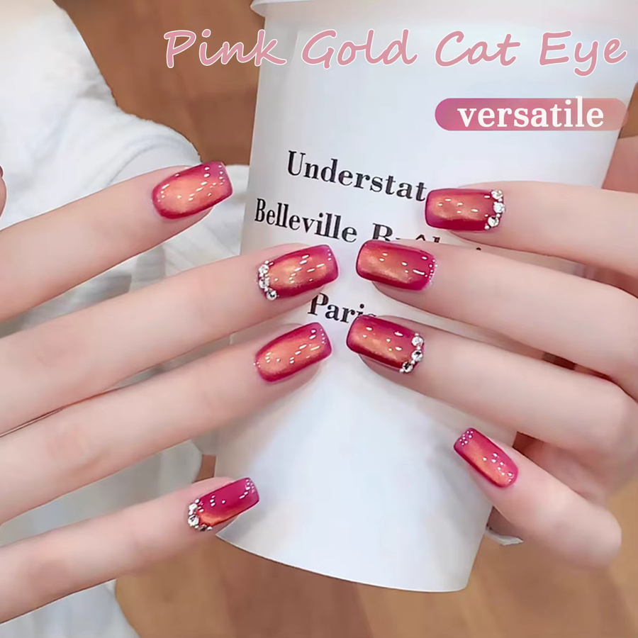 PSK Nagellack, Rosa-Gold, Schimmernd - Bild 3