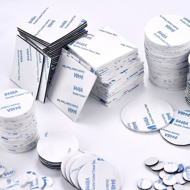 30 Stück Selbstklebende Doppelseitige EVA Schaum Pads in Weiß für Home Office und Wandmontage - Bild 1