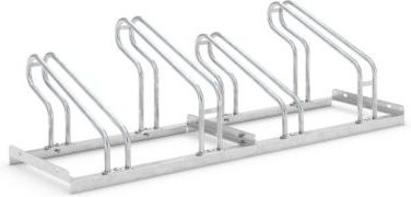 Bügelparker WSM für Reifen bis Breite 55 mm, 1-seitig, 4 Einstellplätze, Stahl feuerverzinkt, B/T/H: 1400 x 538 x 415 mm - Bild 1