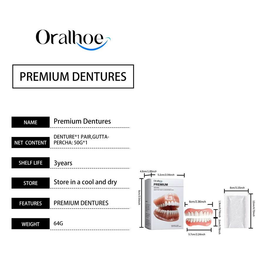 Oralhoe Prothesenset, Unisex - Bild 2