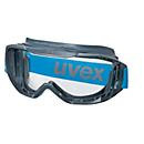 Uvex megasonic Vollsichtbrille Grau Blau aus Kunststoff - Bild 2