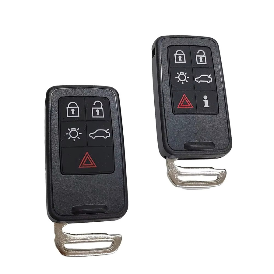 Smart Car Key Ersatz für Volvo S60 V60 V70 S80 XC70 XC60 2008-2018 Remote Keyless Case in Schwarz - Bild 4