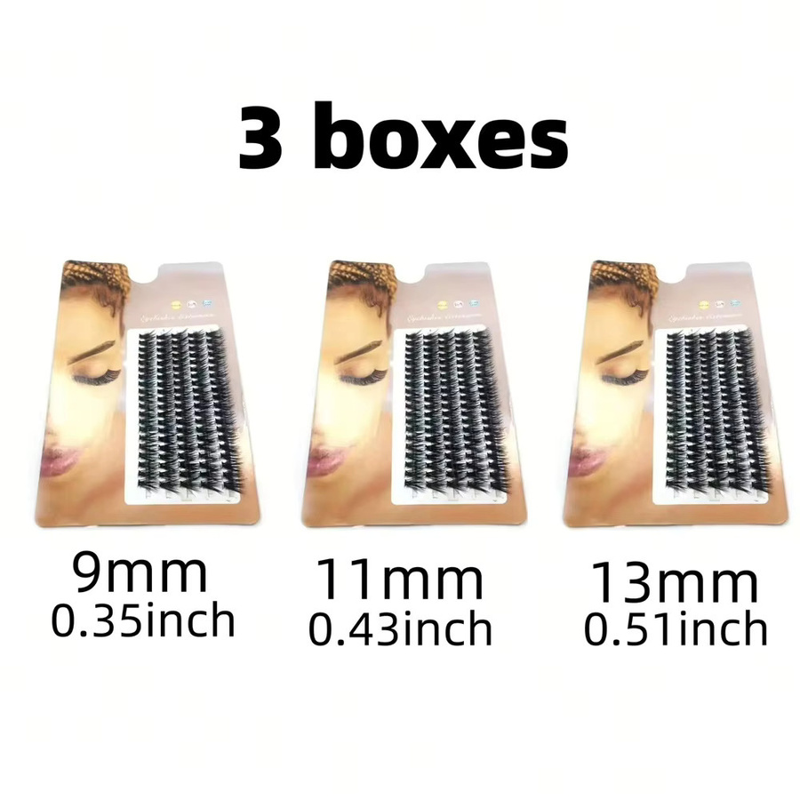 LIMEIKAI 3D-Wimpern, natürliche Locken, 100 Stück - Bild 2