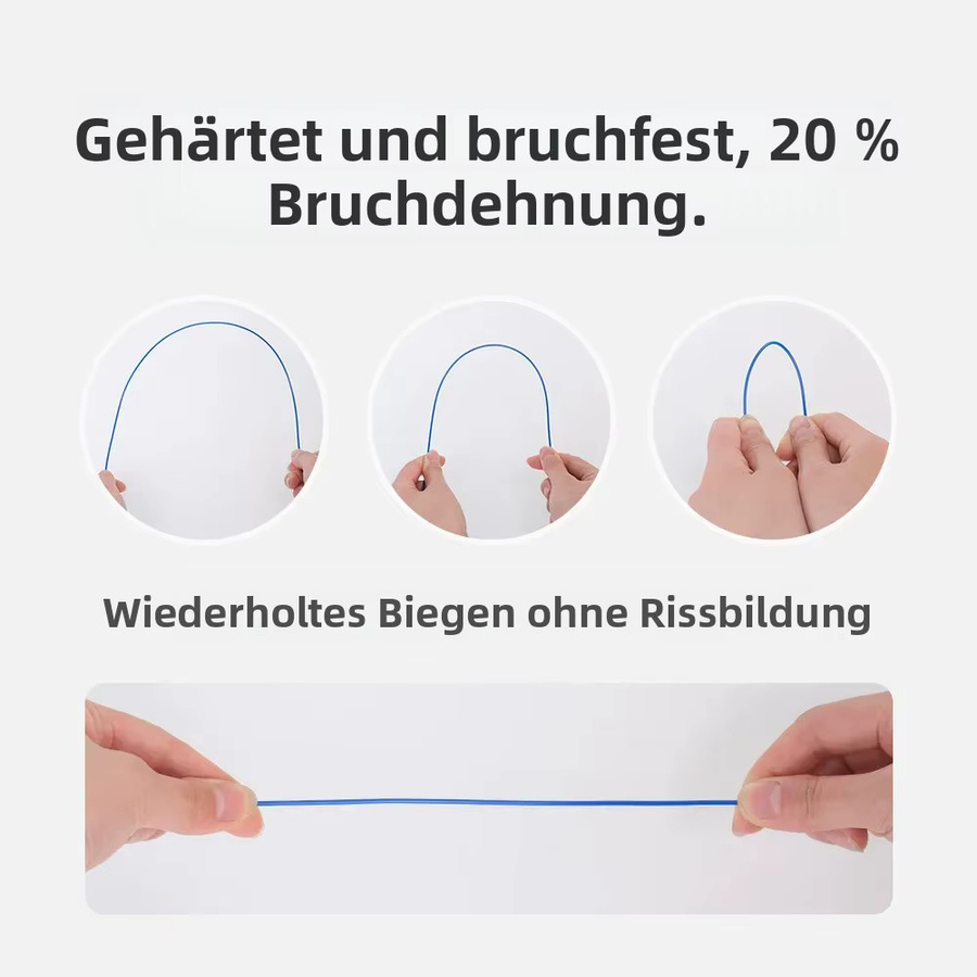ESUN PLA+ 3D-Druckfilament Grau, 5 kg (5 x 1 kg Rollen), Durchmesser: 1,75 mm, für FDM-Drucker - Bild 2