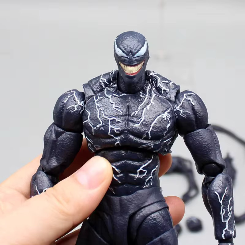 Bandai Marvel Venom 2 Shf Animierte Charakter Action Puppe, Kunststoff - Bild 3