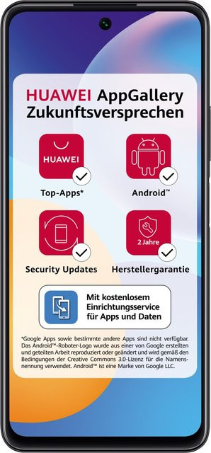 Huawei P smart (2021) Smartphone in Midnight Black mit 6,67 Zoll Display und Android - Bild 1
