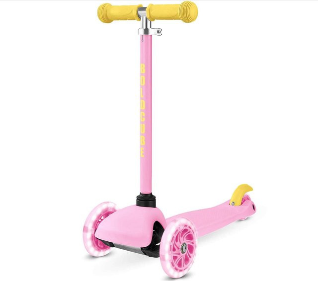 66 BOLDCUBE Teeny 3 Wheel Scooter Tretroller rosa - Bild 1