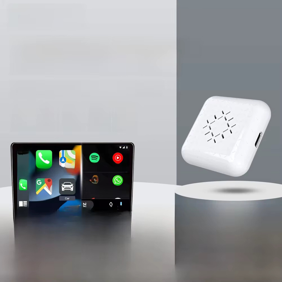 Carlinkit 3.0 Mini Wireless Apple CarPlay Adapter mit Bluetooth in Weiß für Toyota, Mazda, Nissan, Suzuki, Subaru, Citroen, Audi, Mercedes und Kia - Bild 1