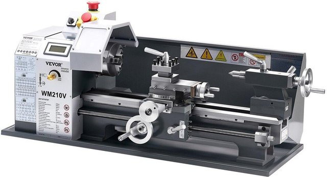 Buying Solutions MB Metall Drehbank 8 x 16 in Grau mit 550W und variabler Geschwindigkeit 0-2500 U/min - Bild 1