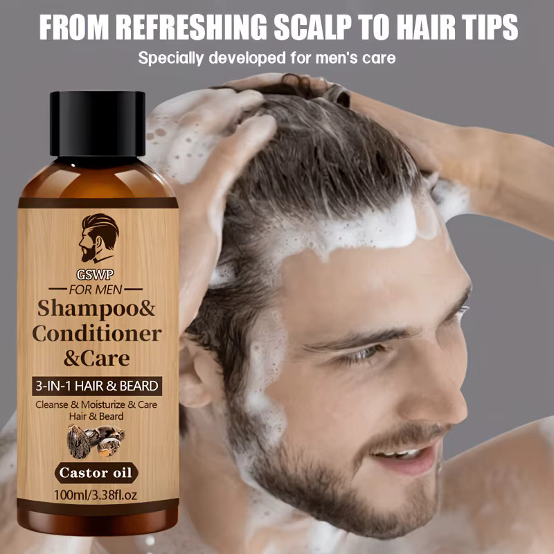 GSWP 3-in-1 Haar- und Bartwäsche, Shampoo, Conditioner & Pflege, Unisex - Bild 2