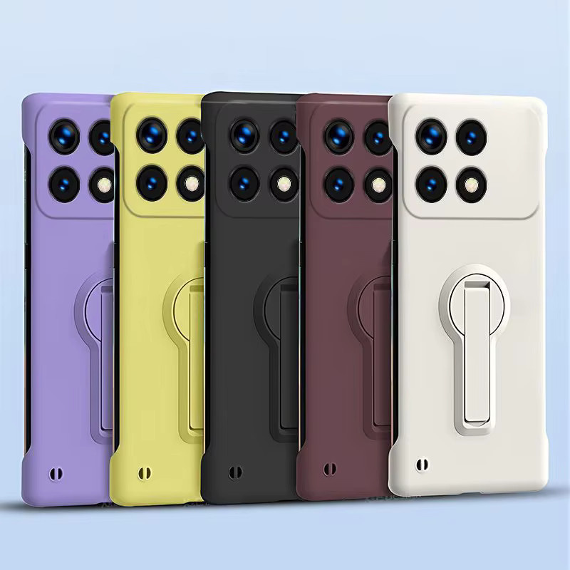 Xiaomi Handyhülle mit Drehständer aus hartem PC für Poco X7 X6 F7 Ultra F6 F5 M6 Pro F3 in Lila - Bild 4