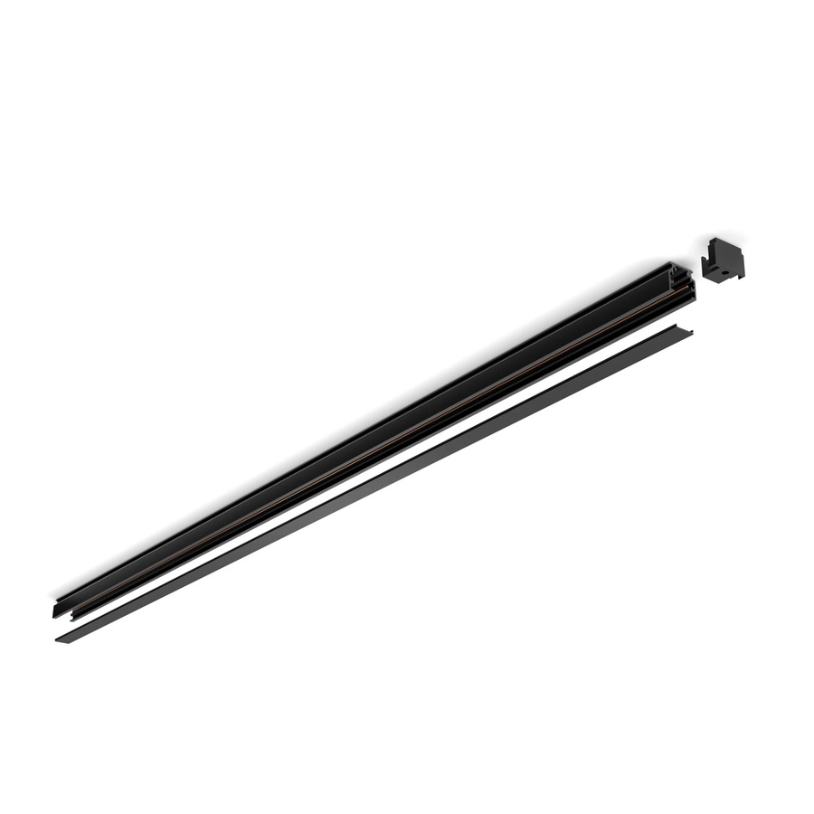 Philips Hue Perifo Magnetschienen-System aus Aluminium, Schwarz, Länge: 100 cm - Bild 1