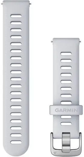 Garmin Uhrenarmband Silikon, Silber, 18 mm, Unisex - Bild 1