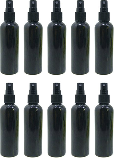 Multiyilego Sprühflasche für Parfüm, 100 ml, Schwarz, 10 Stück - Bild 1