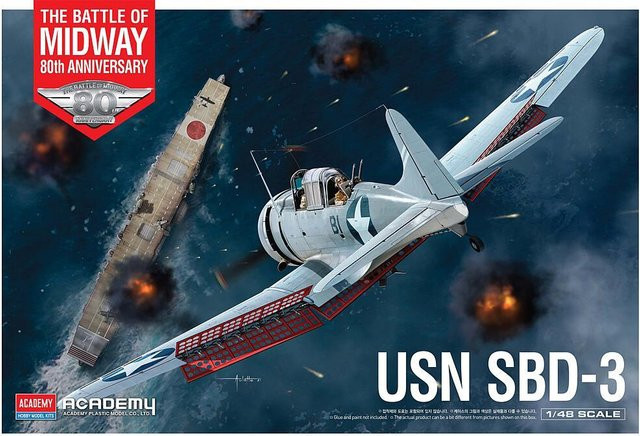 Academy USN SBD-3 - Schlacht von Midway, Fahrzeug, 1:48 - Bild 1