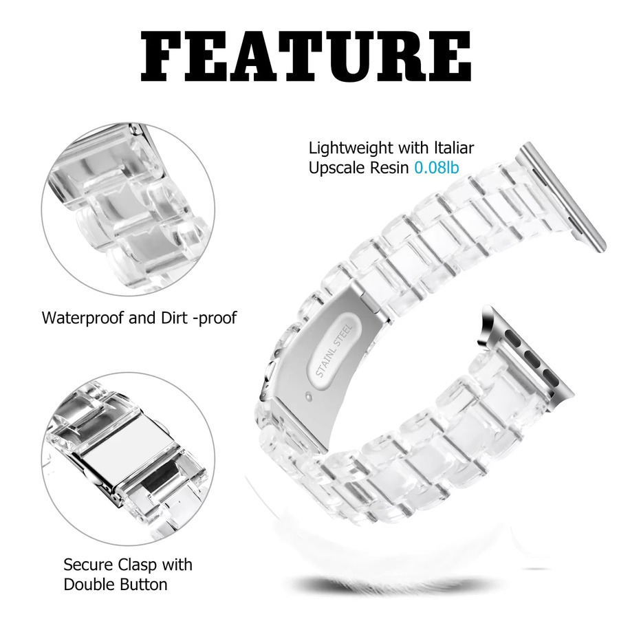 Candy Strap Uhrenarmband Edelstahl, Unisex - Bild 2