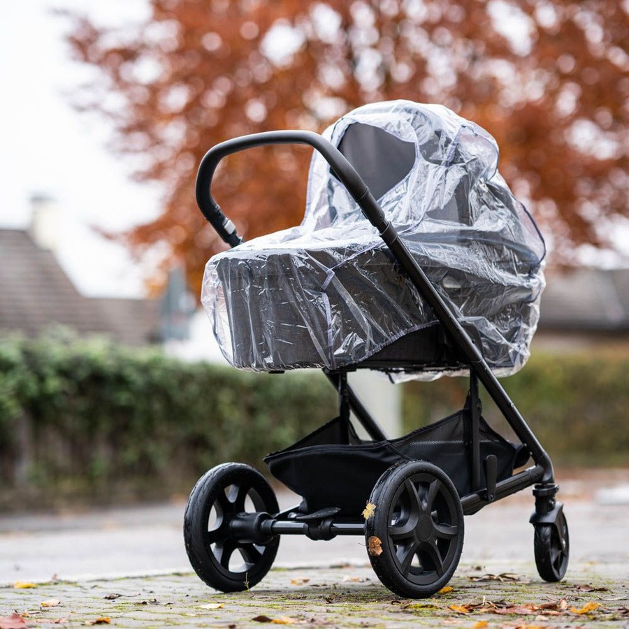 Zamboo Universal Regenschutz für Kinderwagen, Babywannen und Tragetaschen, transparent - Bild 8
