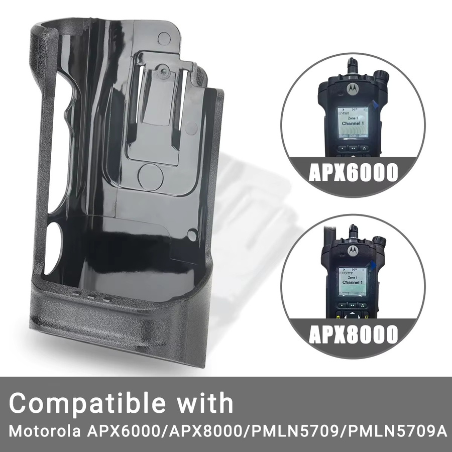 Motorola Walkie Talkie Clip Holster für APX6000 und APX8000 in Schwarz PMLN5709 PMLN5709A - Bild 3