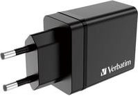 Verbatim CHR-30EU1 USB Ladegerät 30W mit 1x USB-C und 3x USB-A in Schwarz - Bild 1