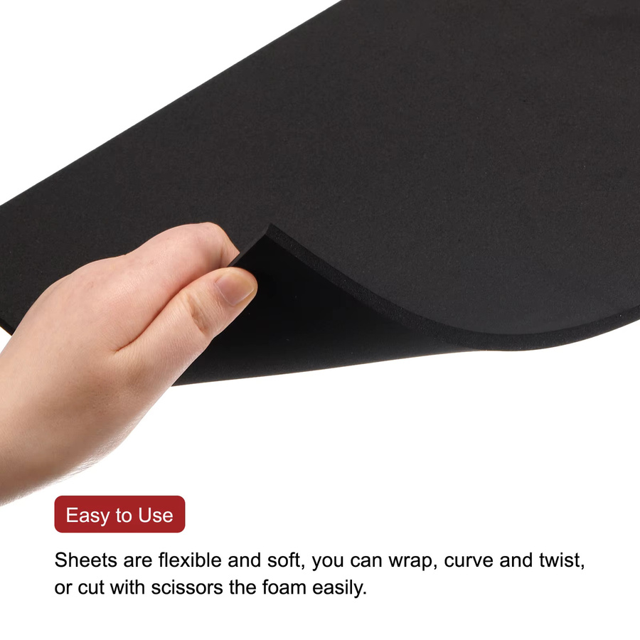 UXCELL EVA-Schaumstoffplatten in Schwarz für Bastelarbeiten und DIY-Modellbau - Bild 2
