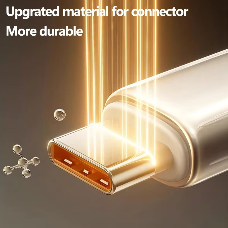 OIITH USB-C auf USB-C Schnellladegerät 240W PD Ladekabel in Gold für iPhone 17 Pro Max, iPhone 16, iPhone 15 und iPad sowie Laptop - Bild 4