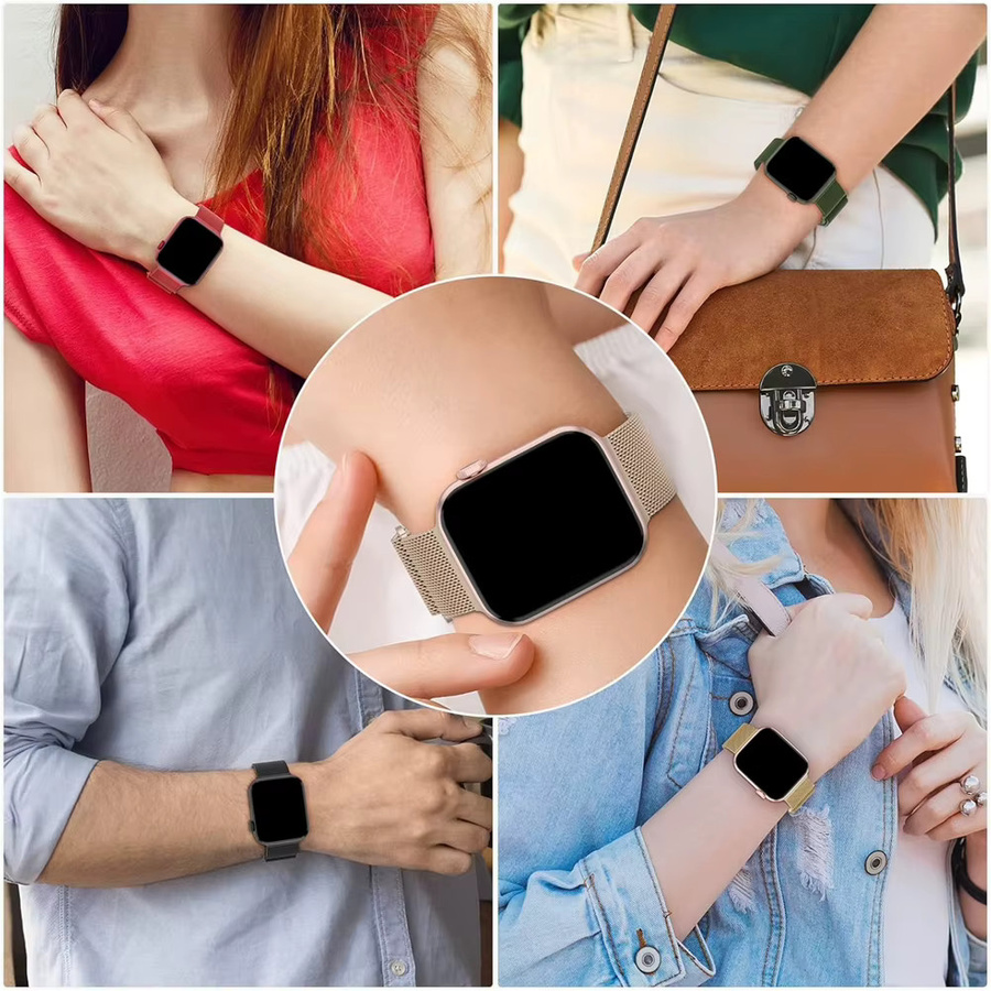 RWBANDS Uhrenarmband Milanese Loop, Edelstahl, Unisex - Bild 2