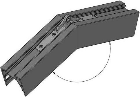 Barthelme Profil-Verbinder aus Edelstahl in Silber/Grau - Bild 1