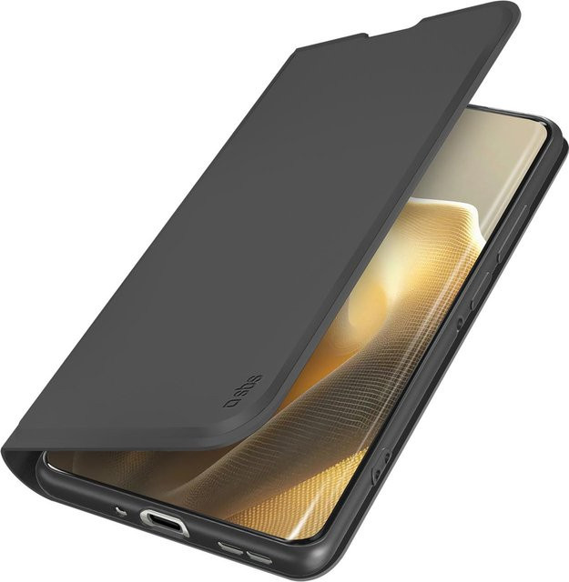 Motorola Klapphülle mit Ständer und Soft-Touch-Oberfläche für das Motorola Edge 60 Pro in Schwarz - Bild 1