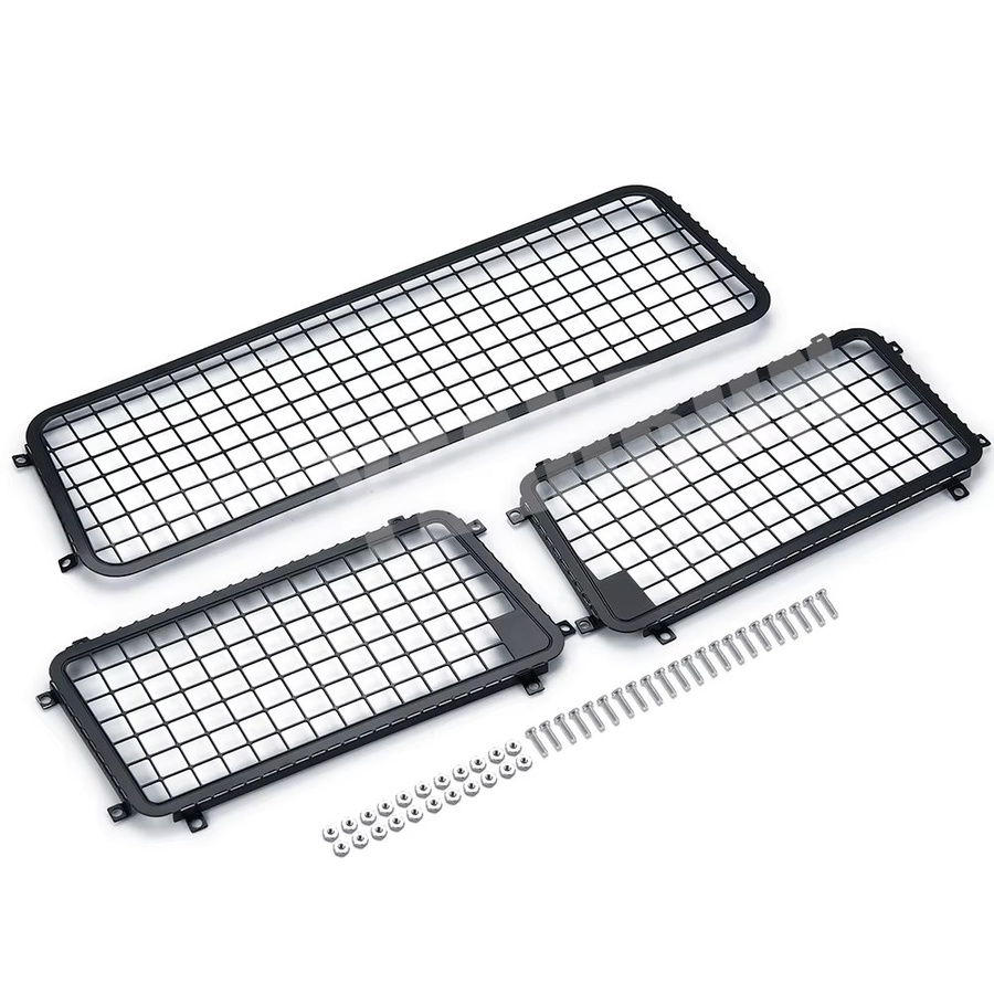 YEAHRUN Metallfenster-Schutznetz für TRX-4 TRX4 Bronco, 3-teiliges Set, Zubehör - Bild 3