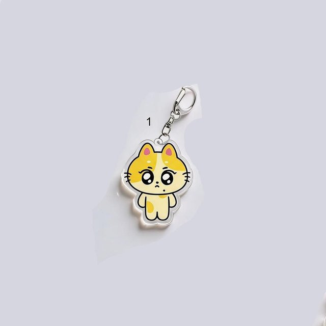 ENHYPEN Schlüsselanhänger Acryl, Jungwon, beige, Unisex - Bild 1