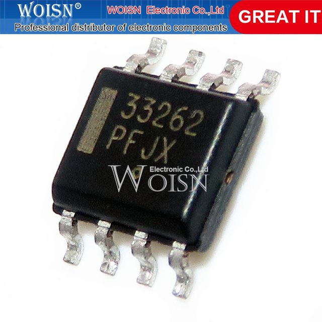 10 Stück Chipsatz MC33262 33262 SOP-8 in Schwarz - Bild 1