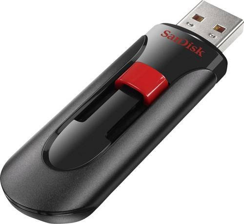 SanDisk Cruzer Glide USB-Stick 256 GB USB Typ-A Schwarz-Rot - Bild 1