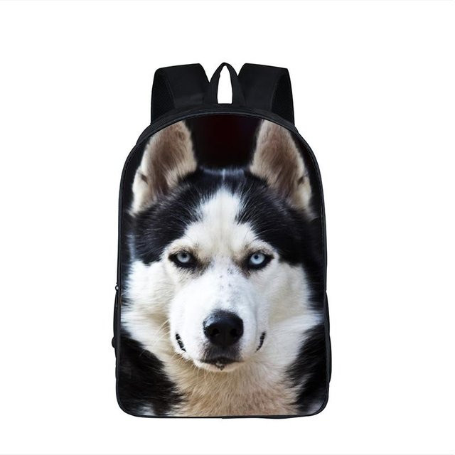 Fancy Style Studio Wasserdichter Oxford Laptop Rucksack mit buntem Galaxie Weltraum Katzen und Hunden Design - Bild 1