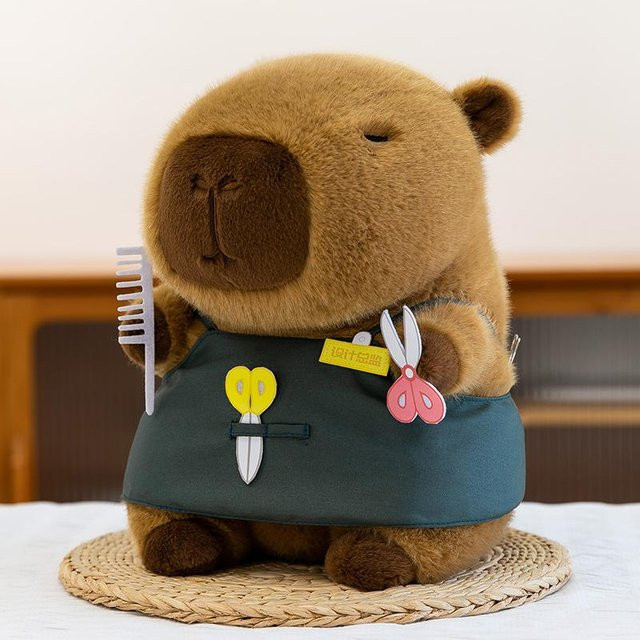Kreativer Friseur Capybara, Plüschtier, Braun, 25cm - Bild 1