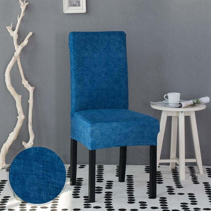 Housmife Stretch Stuhlbezug mit geometrischem Muster aus elastischem Spandex in Multicolour für Esszimmer und Gastronomie - Bild 1