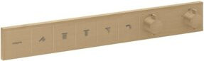 Hansgrohe RainSelect UP-THM Fertigmontageset mit Thermostat für 5 Verbraucher in Brushed Bronze - Bild 1