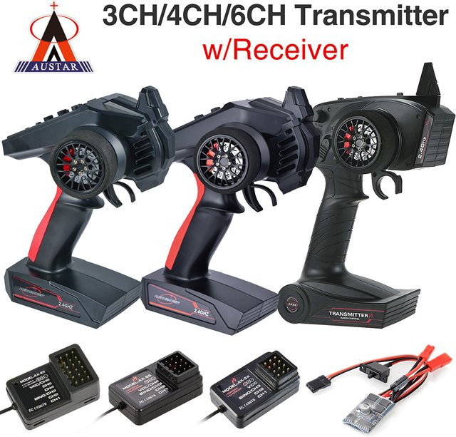 AUSTAR RC Sender und Empfänger 2,4G Universal RC Controller und Empfänger Kit - Bild 1