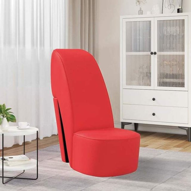 Design Stuhl in High-Heel-Form von Prolenta bv in Rot aus Kunstleder - Bild 1
