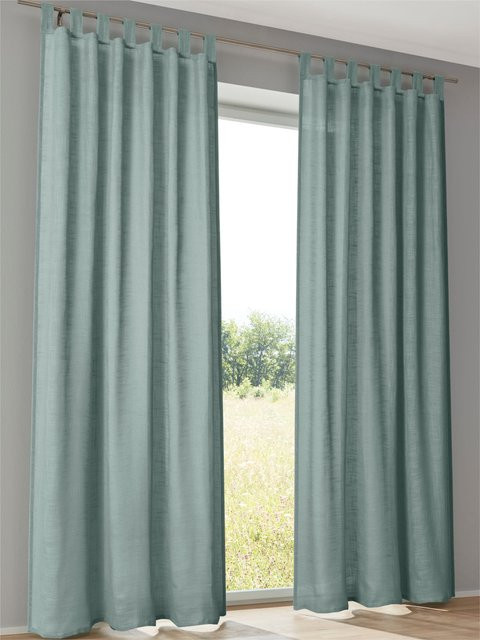 Heine Home Dekostore aus 100% Polyester, semi-transparent, Grau oder Grün - Bild 1