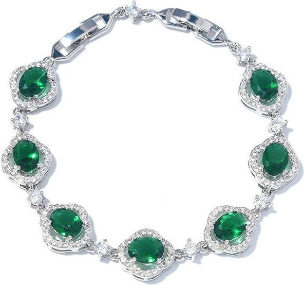 YIRAN Jewelry Armband, Kupfer, Weiß, Zirkonia, Damen - Bild 1