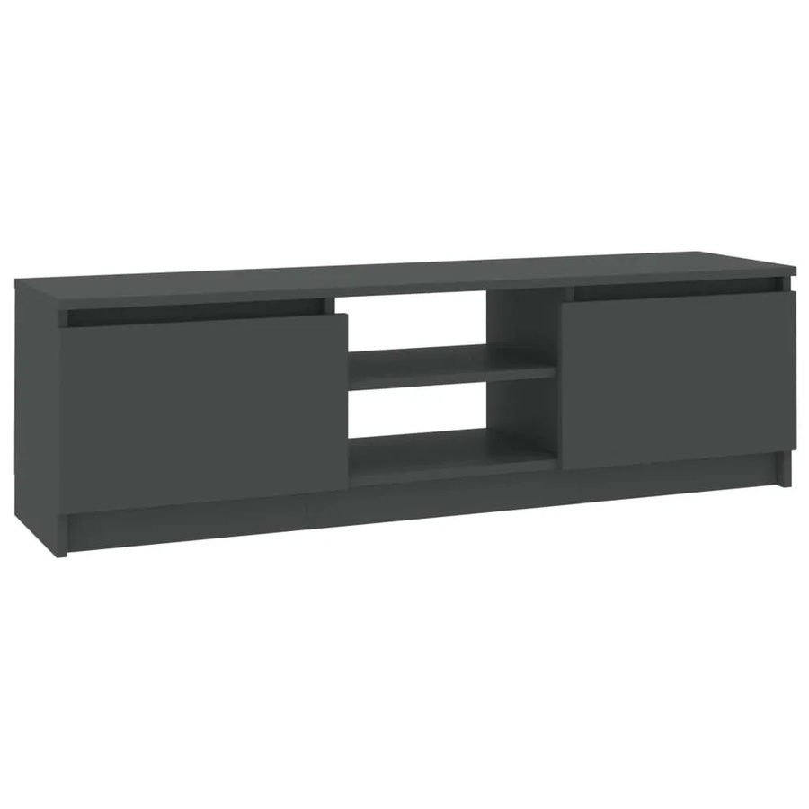 vidaXL TV-Schrank Grau Matt aus Holzwerkstoff B/T/H: 120 x 30 x 35,5 cm - Bild 2