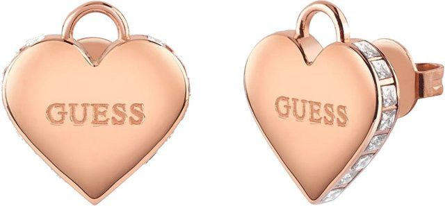 Guess Ohrstecker Edelstahl, Roségold, Kristall, Zirkonia, Damen - Bild 1